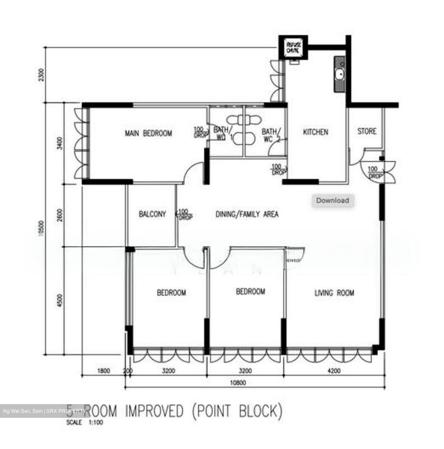 Blk 522 Jurong West Street 52 (Jurong West), HDB 5 Rooms #523257841